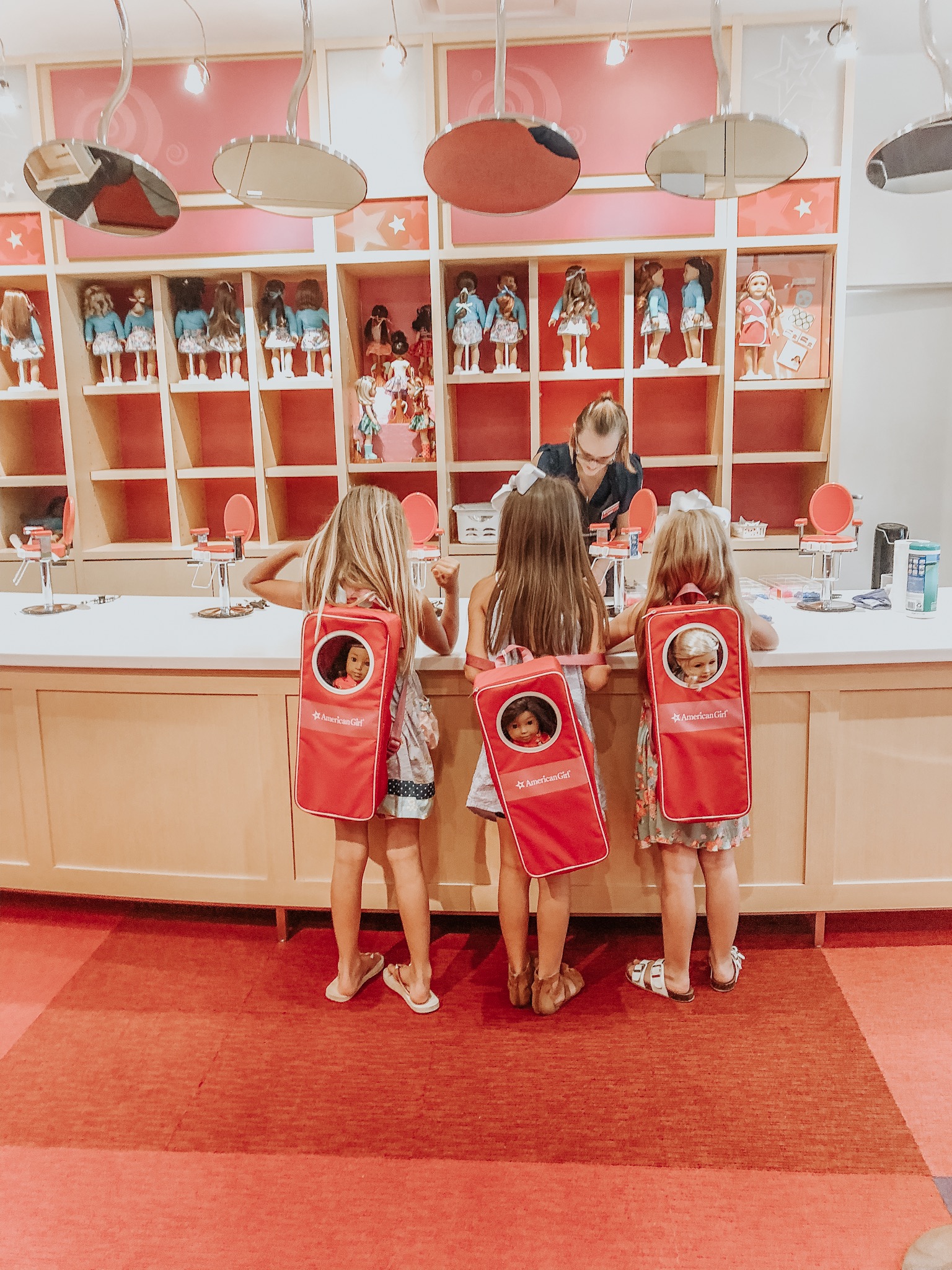 Story Kate is 7 American Girl Doll Store Birthday Madison Vining Blog